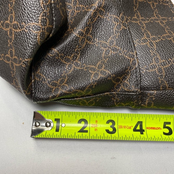 Women's Nine West Vegan Leather Lattice Pattern Bucket Hat - Picture 8 of 11